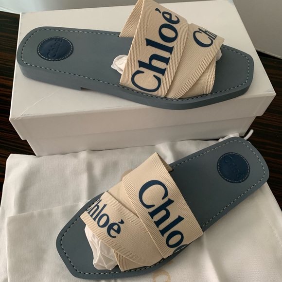 Chloe Shoes - Chloe logo slide sandal